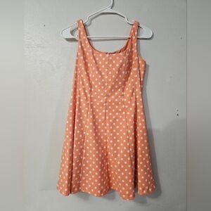 Est. 1962 Coral Polka Dot Dress!